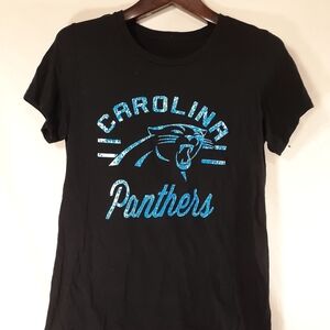 Carolina Panthers womens short Sleeve tshirt size large